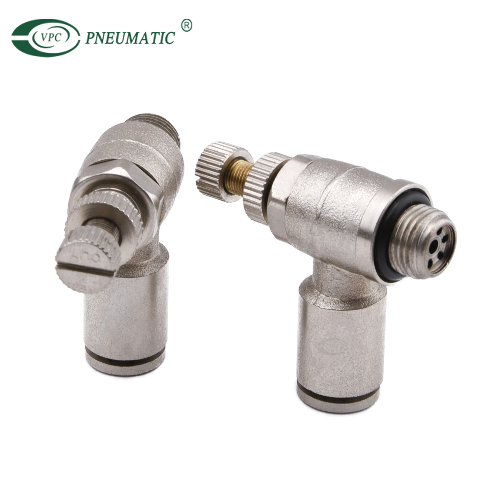 PC Pneumatic Metal Pipe Fitting 4~12mm One Touch Quick Connect Air Hose Pneumatic Fittings